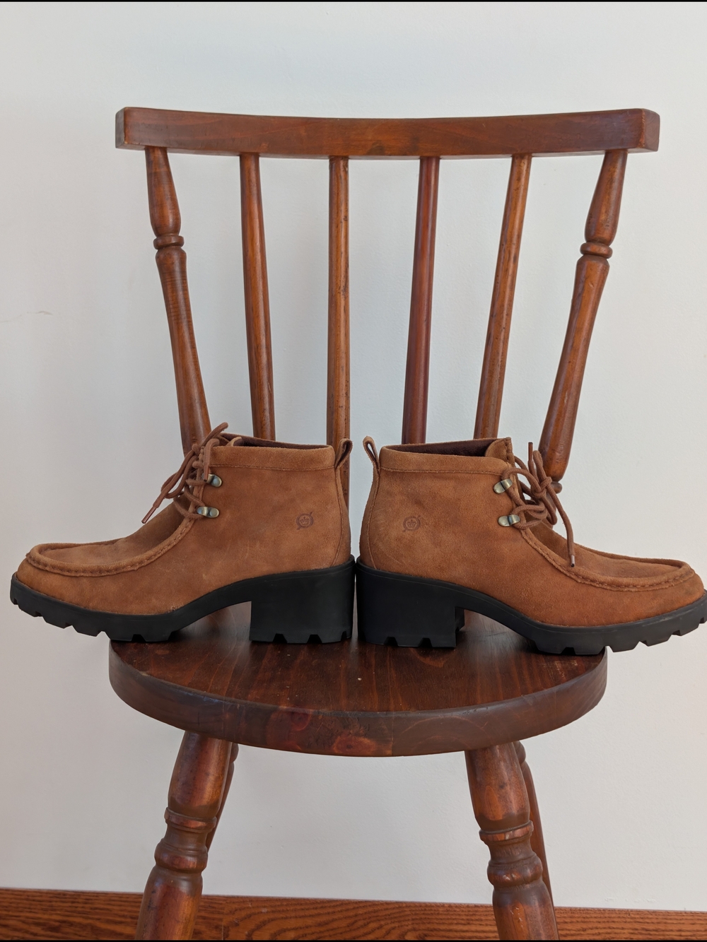 BORN Griffin Bootie Suede Leather Boots - 8.5 - Picture 8 of 12